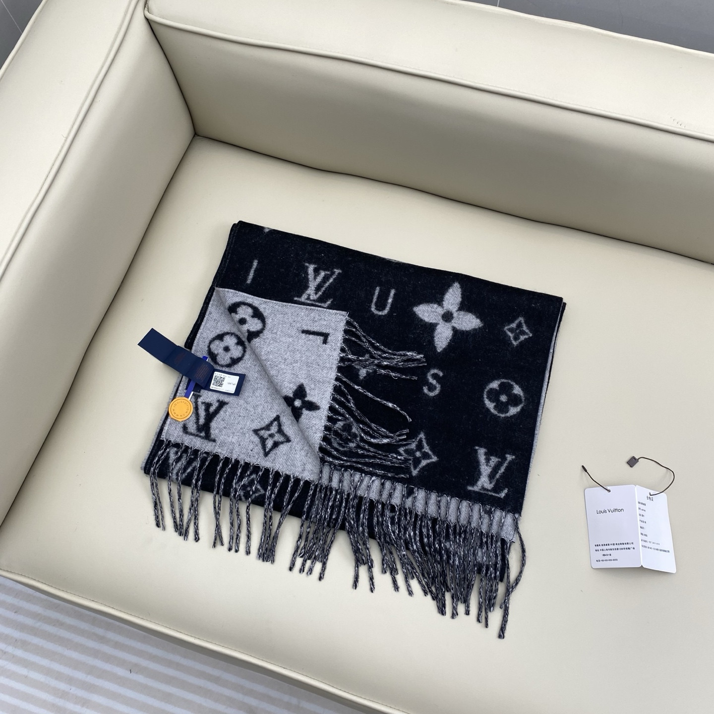 l0*is V*t0n reykjavik 2.0 scarf 40x220cm 100% cashmere