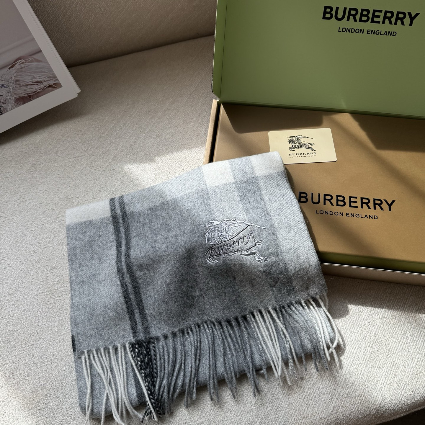 B**rry scarf 30x180cm 100% lambswool