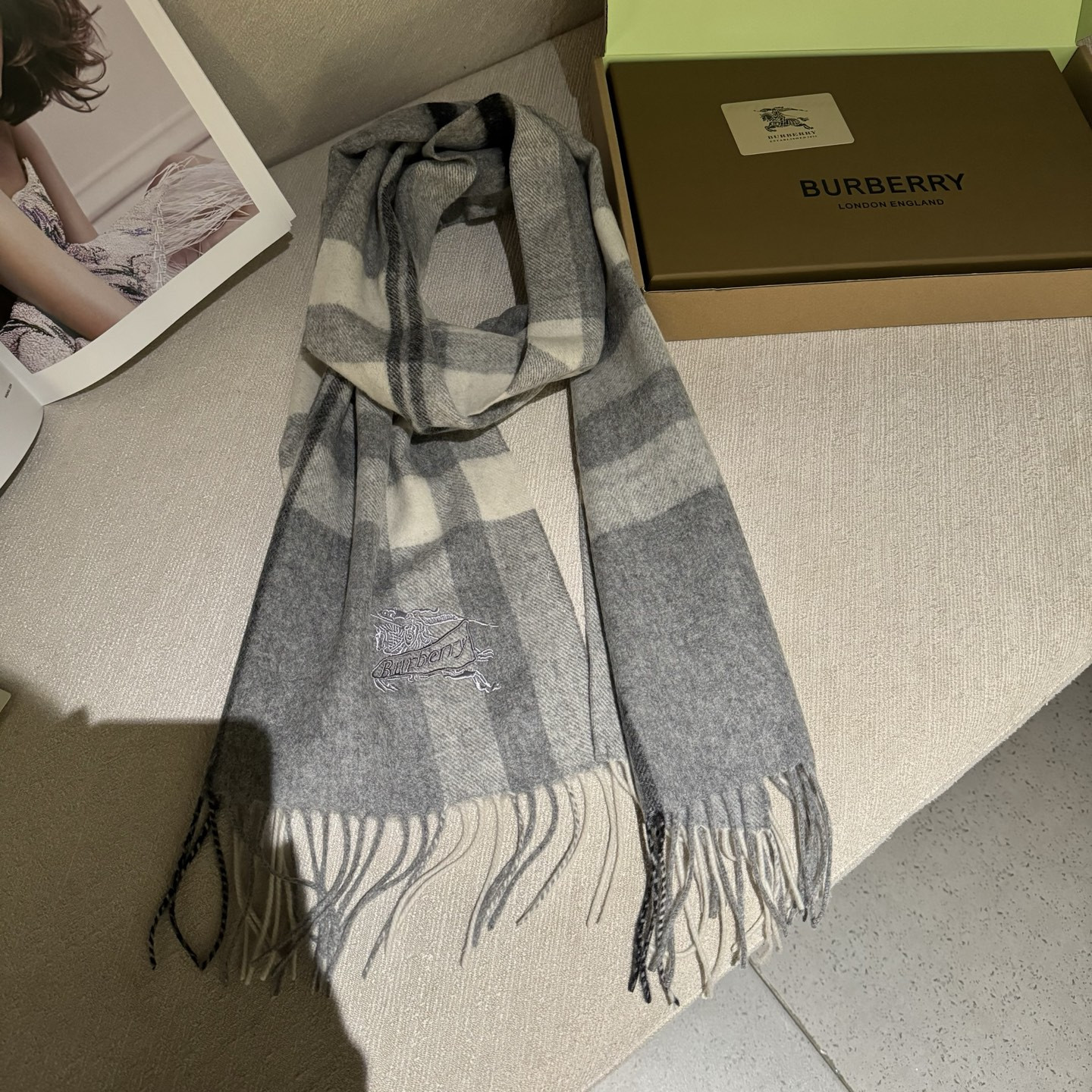 B**rry scarf 30x180cm 100% lambswool