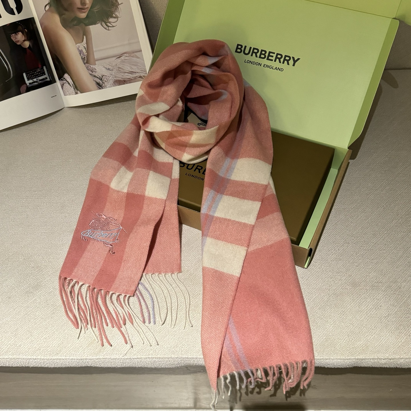 B**rry scarf 30x180cm 100% lambswool