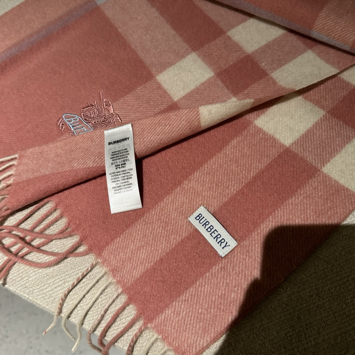 B**rry scarf 30x180cm 100% lambswool