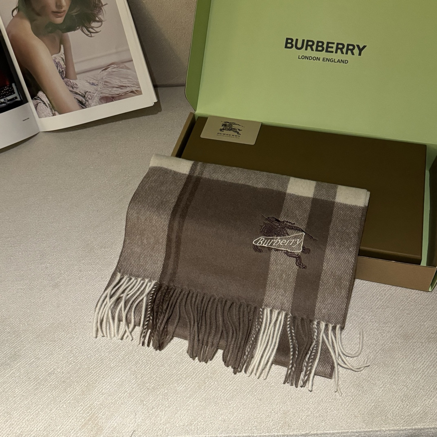 B**rry scarf 30x180cm 100% lambswool
