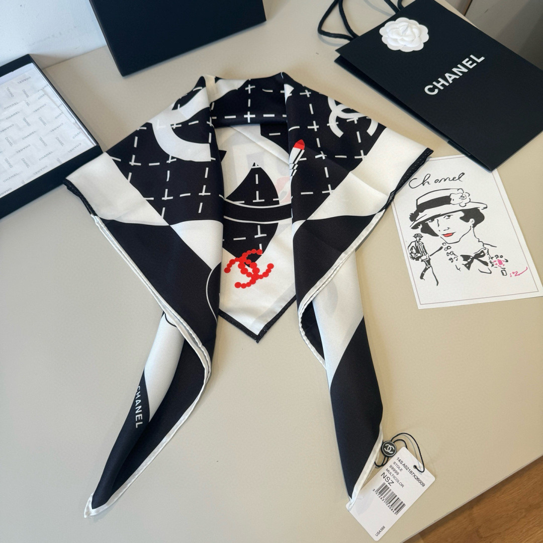 Ch*el scarf 90x90cm