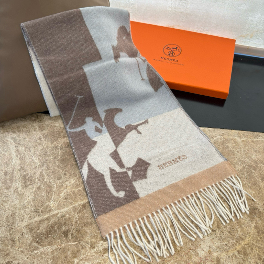 H**mes scarf 30x168cm