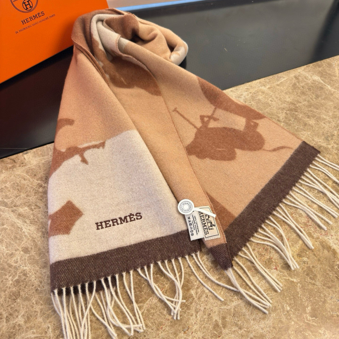 H**mes scarf 30x168cm