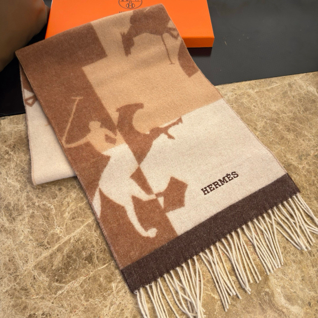 H**mes scarf 30x168cm