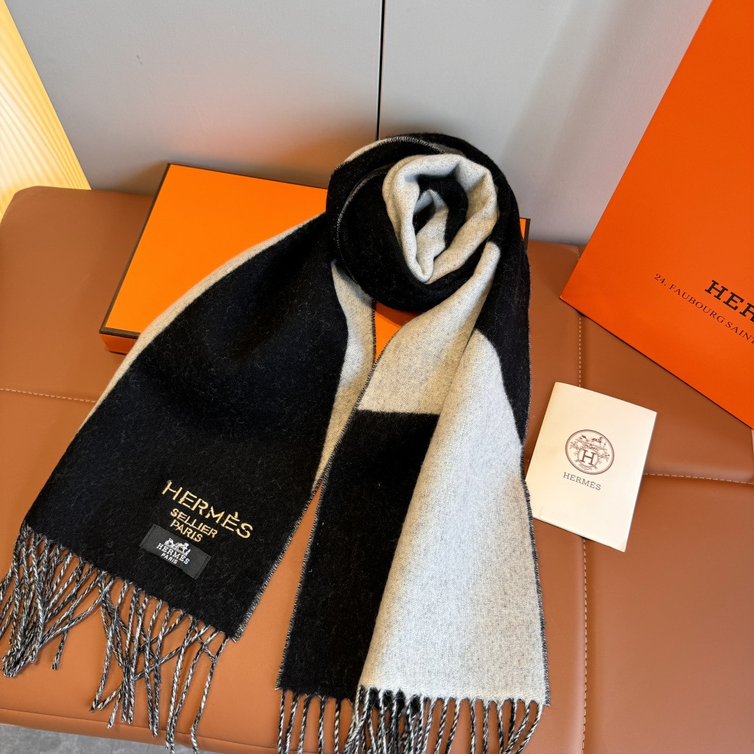 H**mes scarf 30x180cm