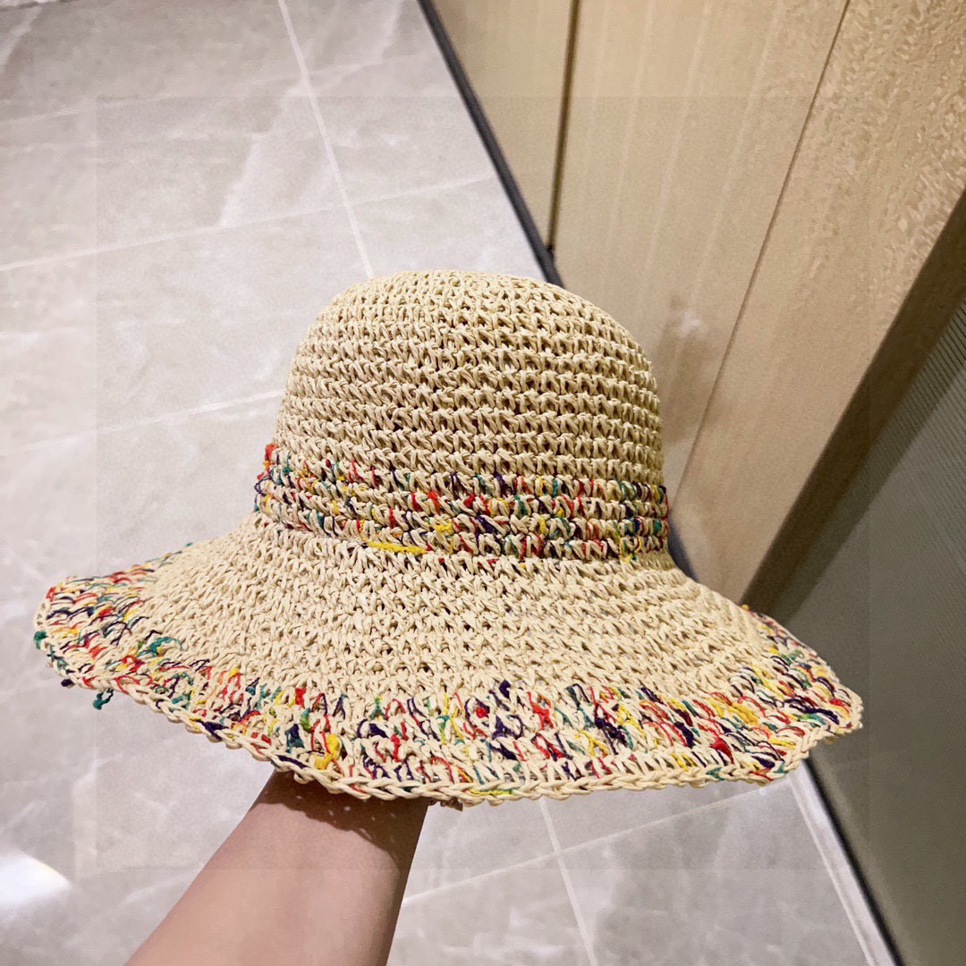 Ce**e crochet straw bucket hat
