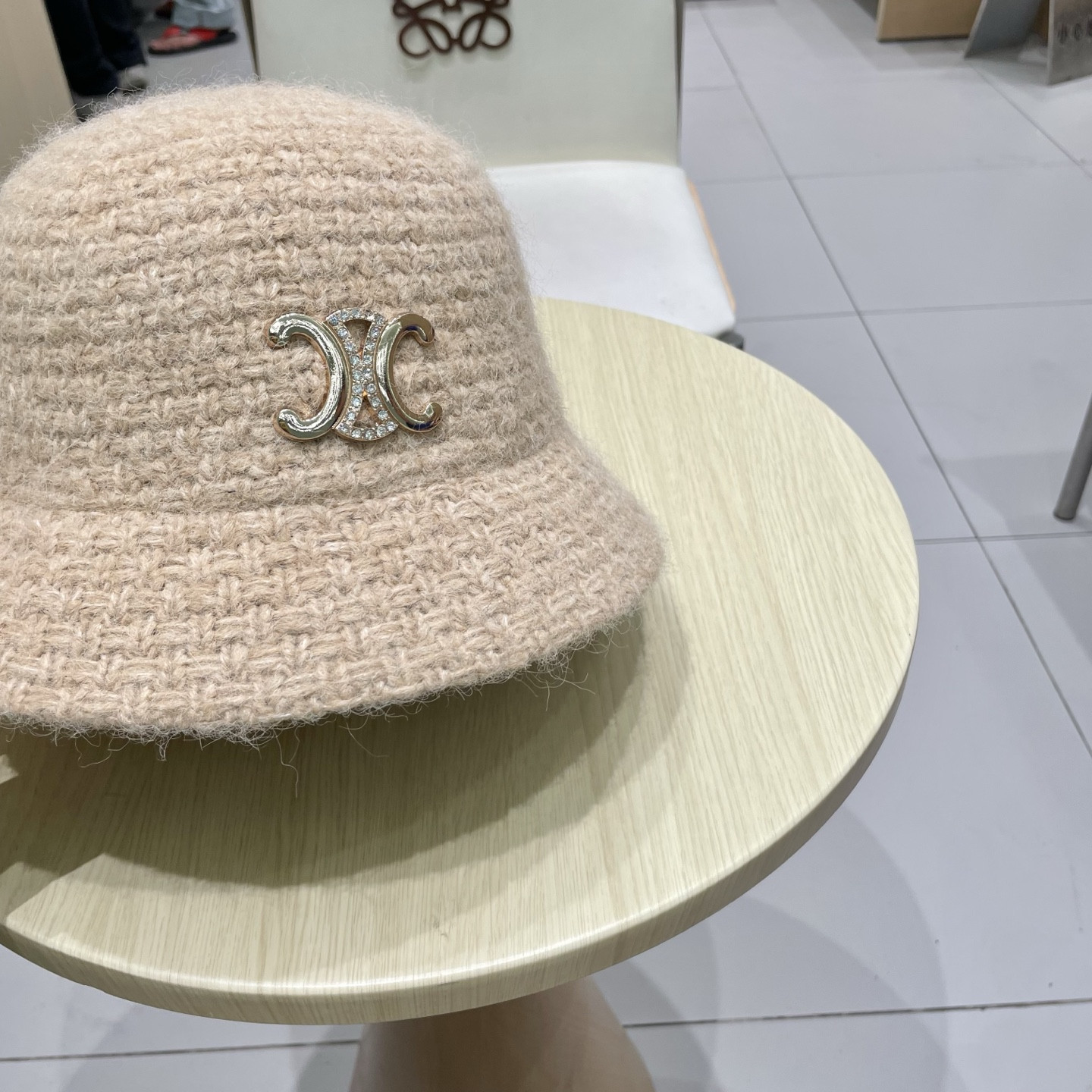 Ce**e knit bucket hat