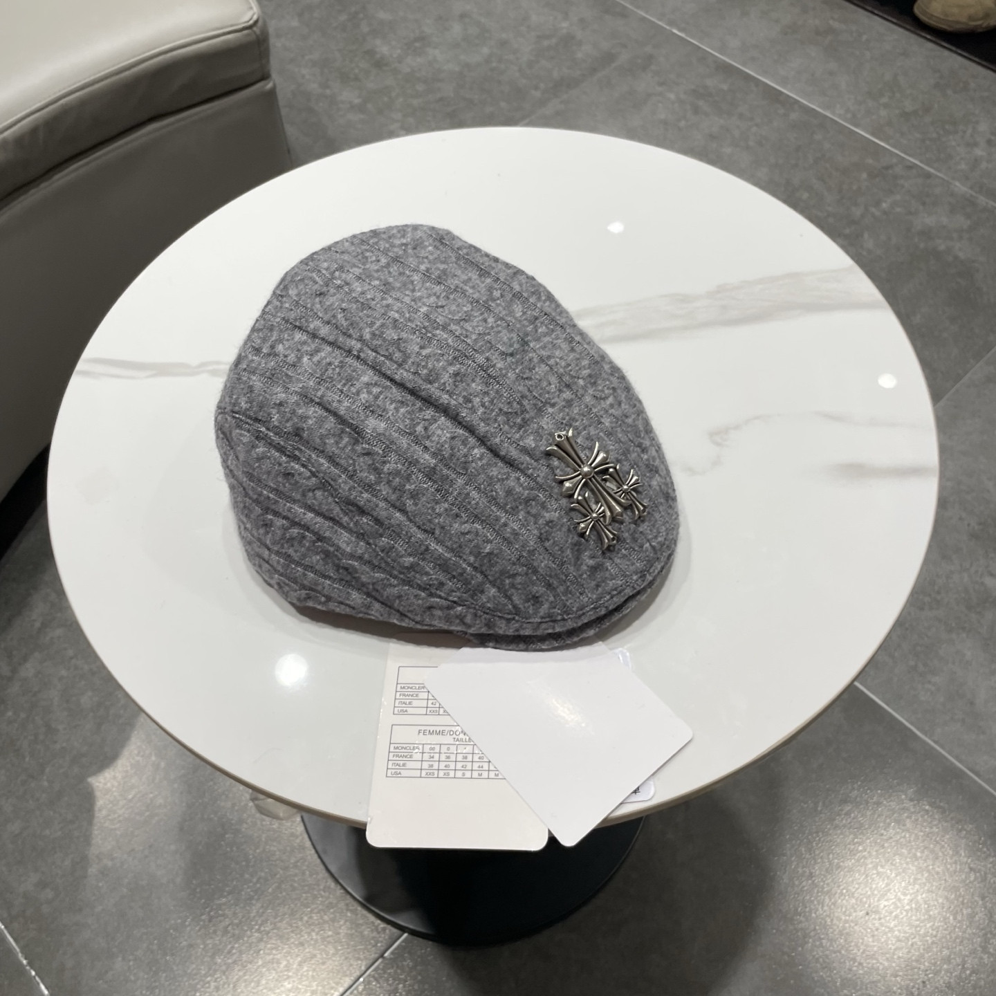 Ch**me He**ts flat cap