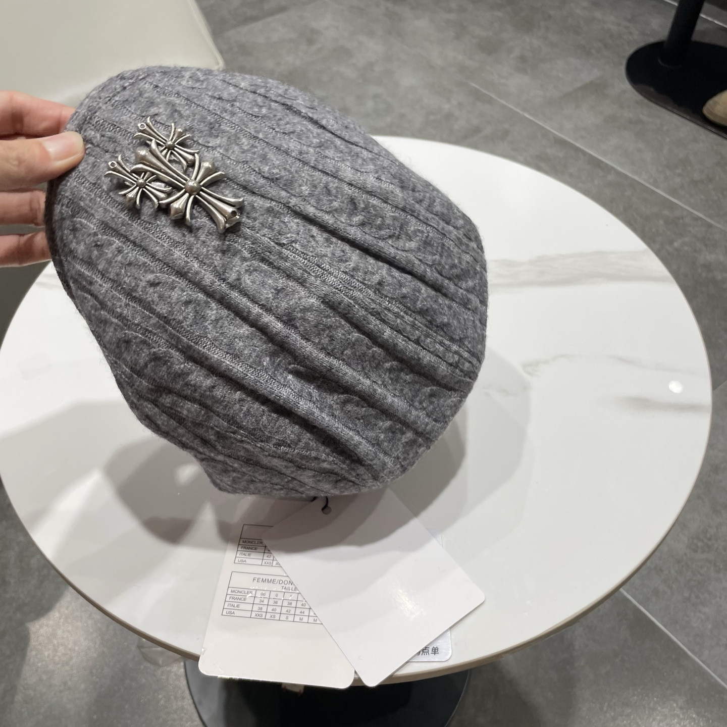 Ch**me He**ts flat cap
