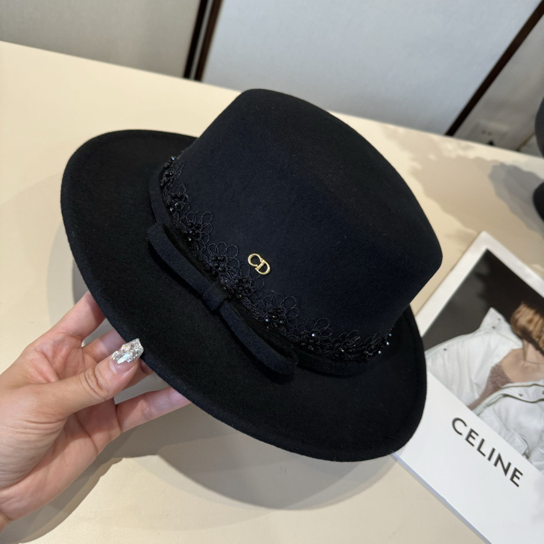 D*or wool felt hat 57cm head circumference