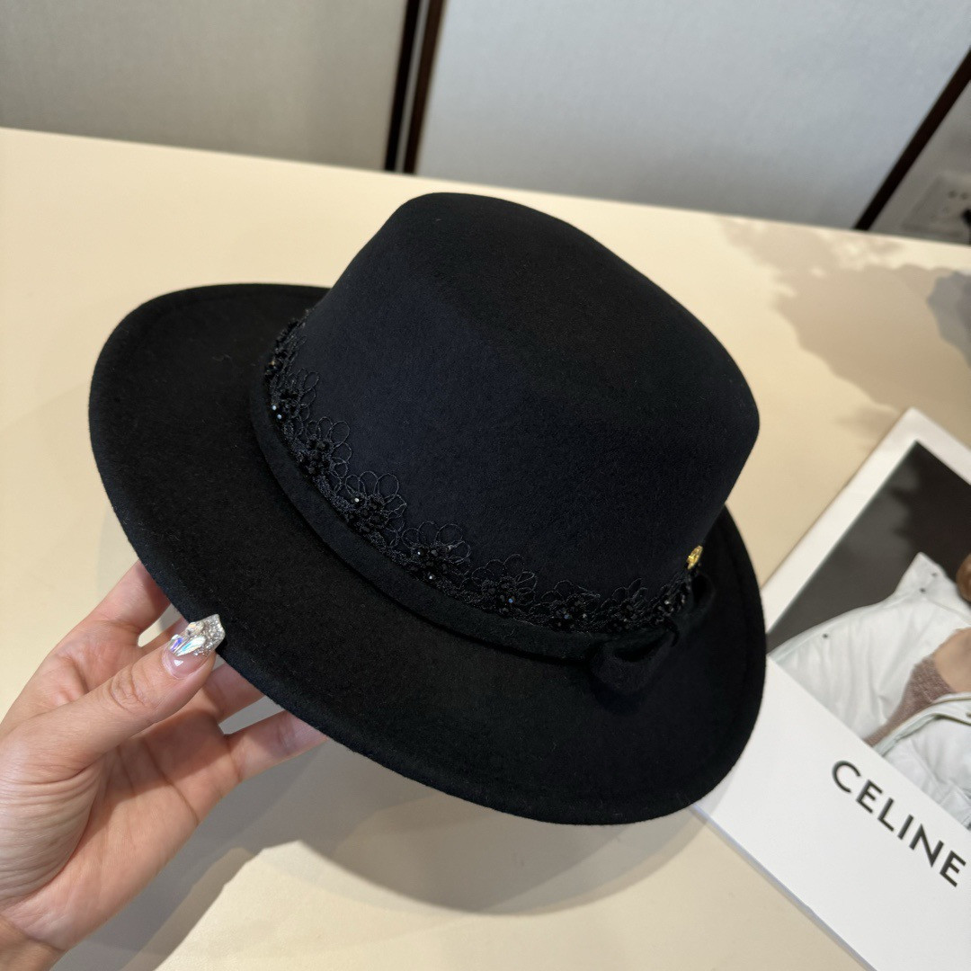 D*or wool felt hat 57cm head circumference