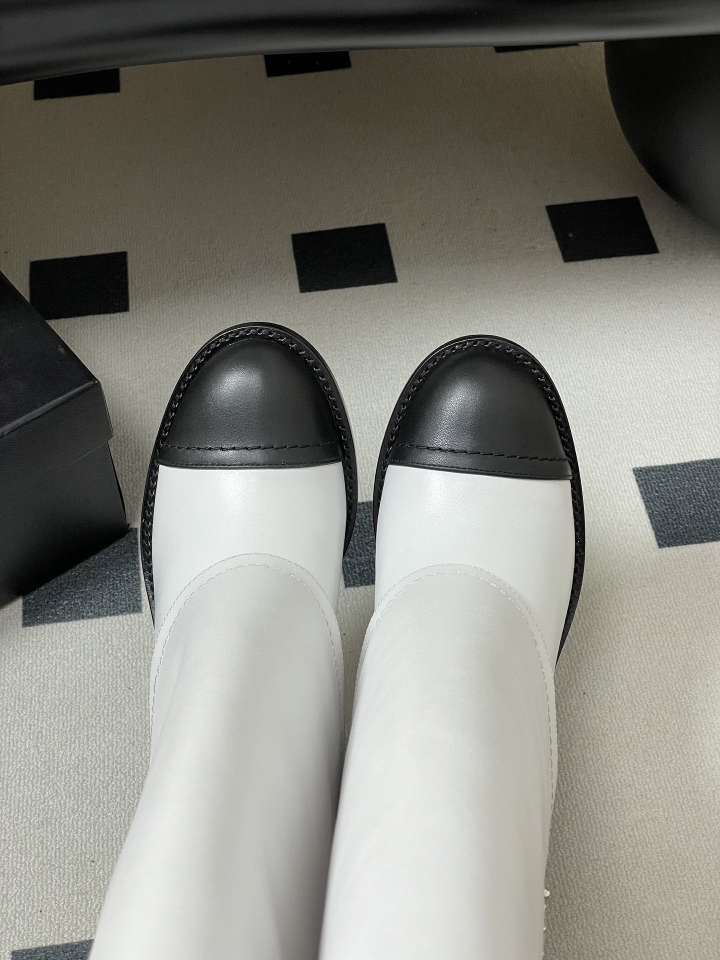 ua Ch*el high boots 7cm heel