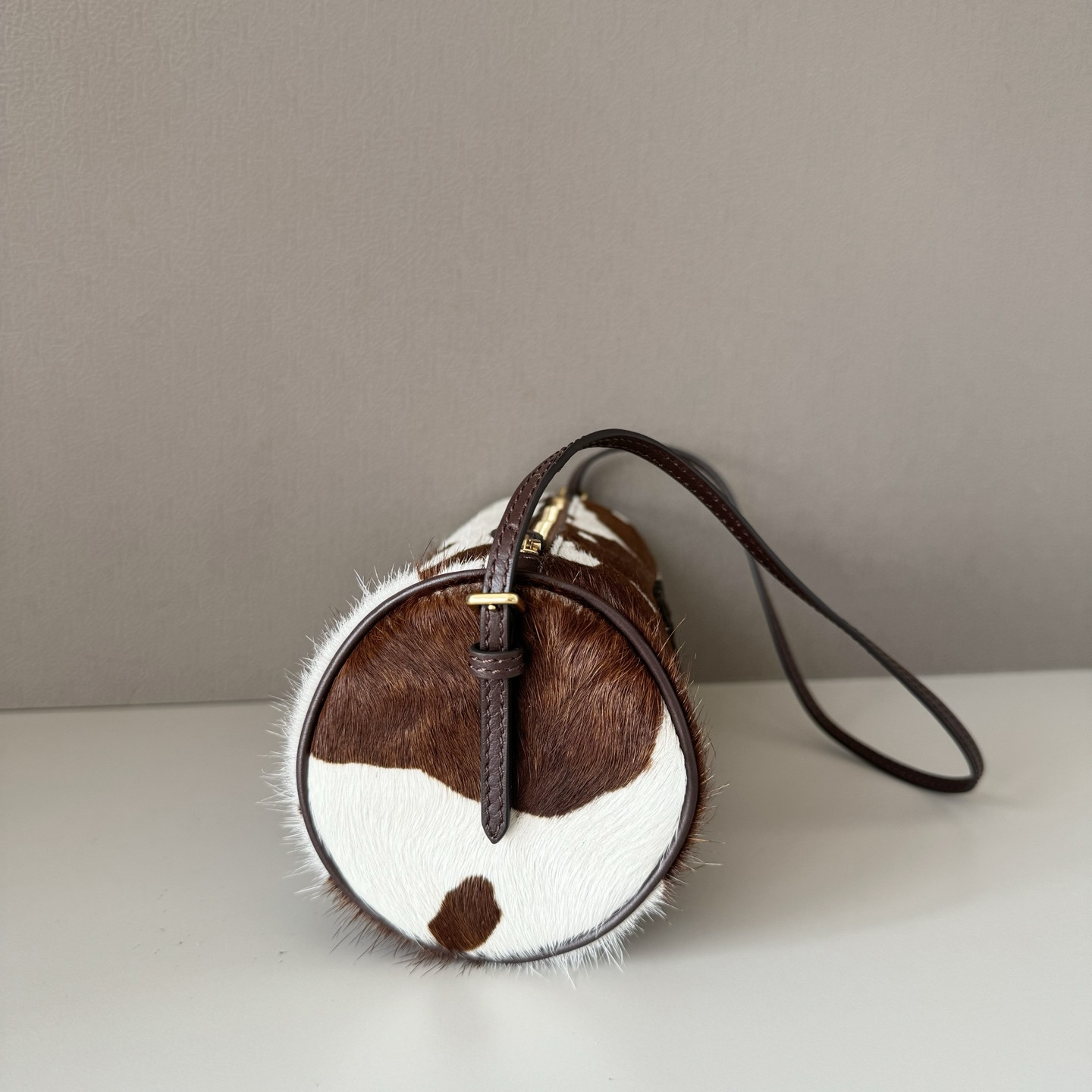 M1v M1v printed leather pouch 9x22x9cm