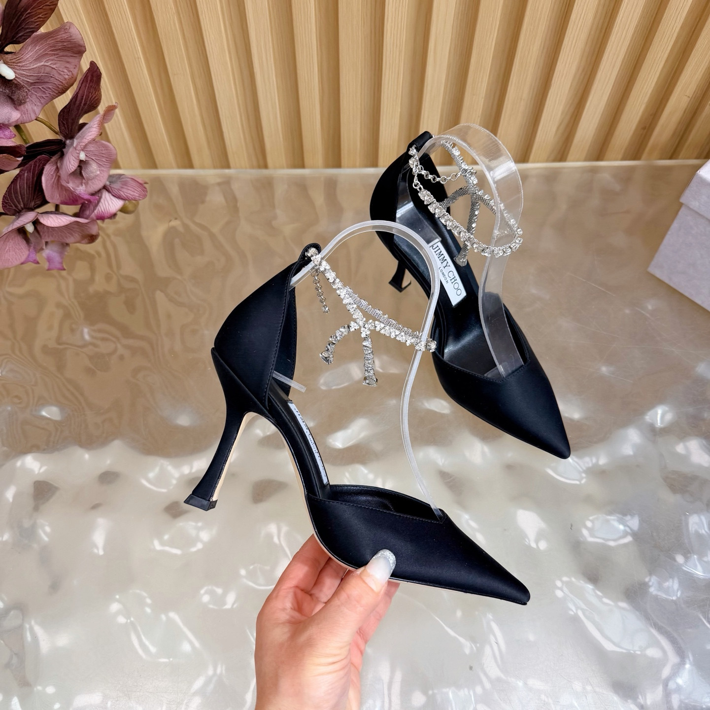 ua Ji*y Ch* stevie pumps 9cm heel