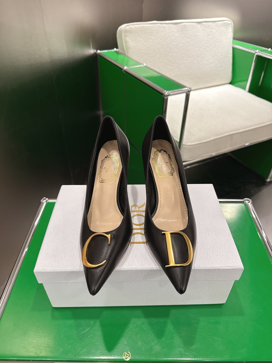 ua D*or initials pump 8.5cm heel