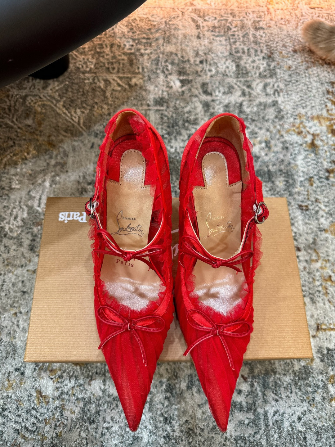 ua Ch**an louboutin 105mm pumps