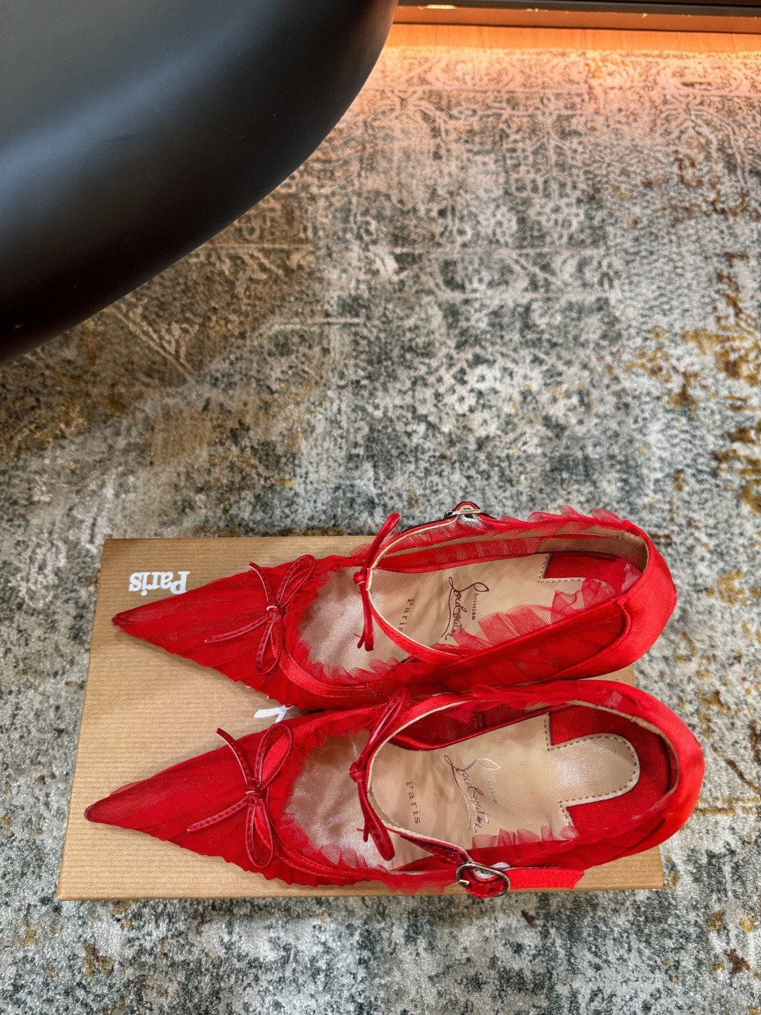 ua Ch**an louboutin 105mm pumps