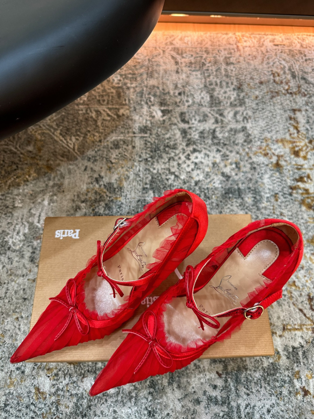 ua Ch**an louboutin 105mm pumps