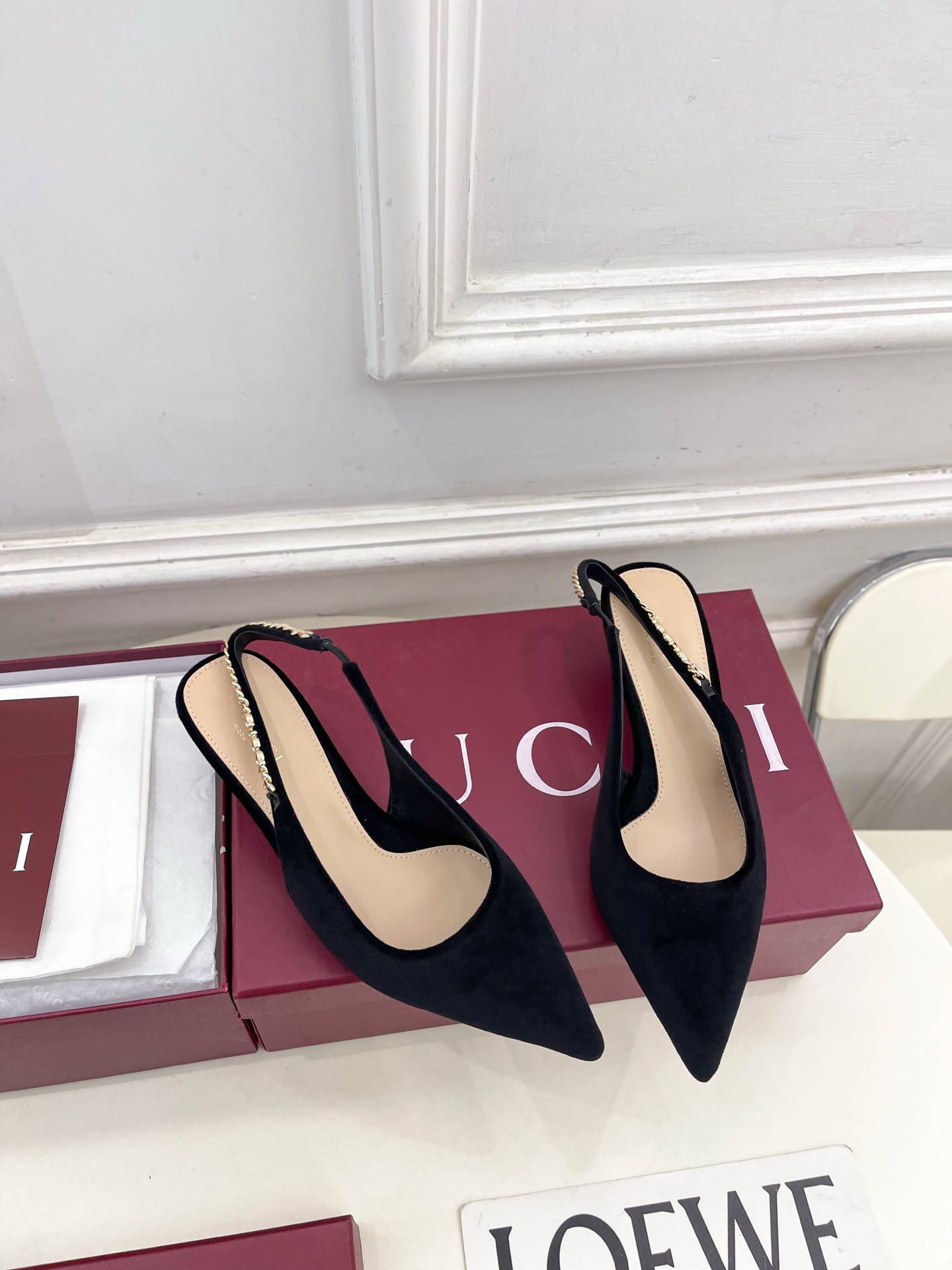 ua G*u*i signoria slingback pump