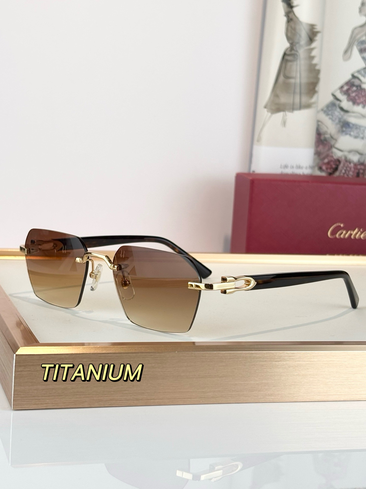 Ca*t*er glasses ct0623o 54-18-145