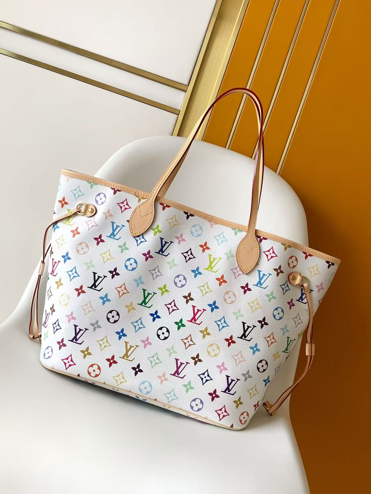 LV x TM NEVERFULL Medium Handbag M27787 31x28x14cm Without Box