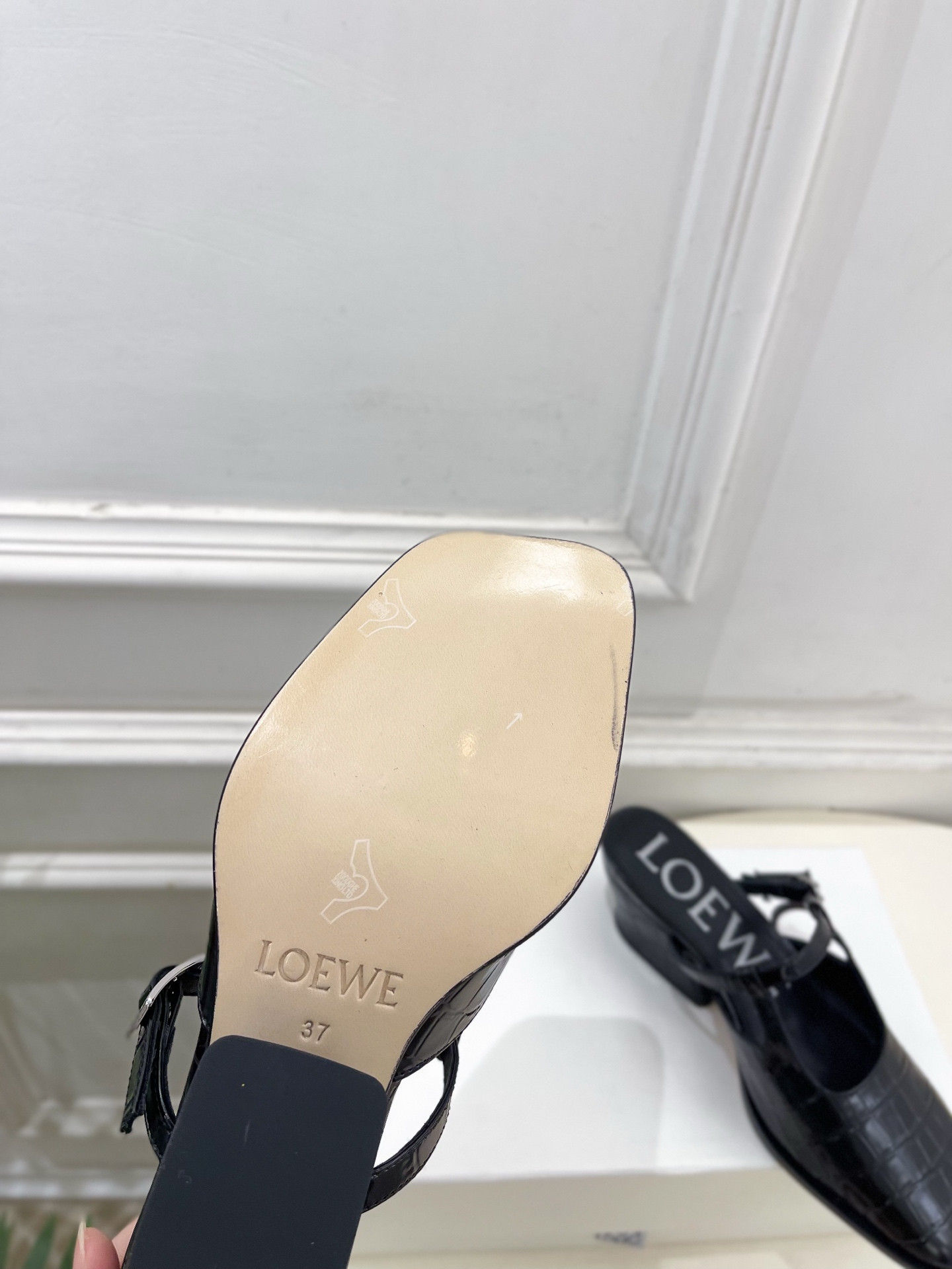 ua L0ew* onda mule 5cm heel