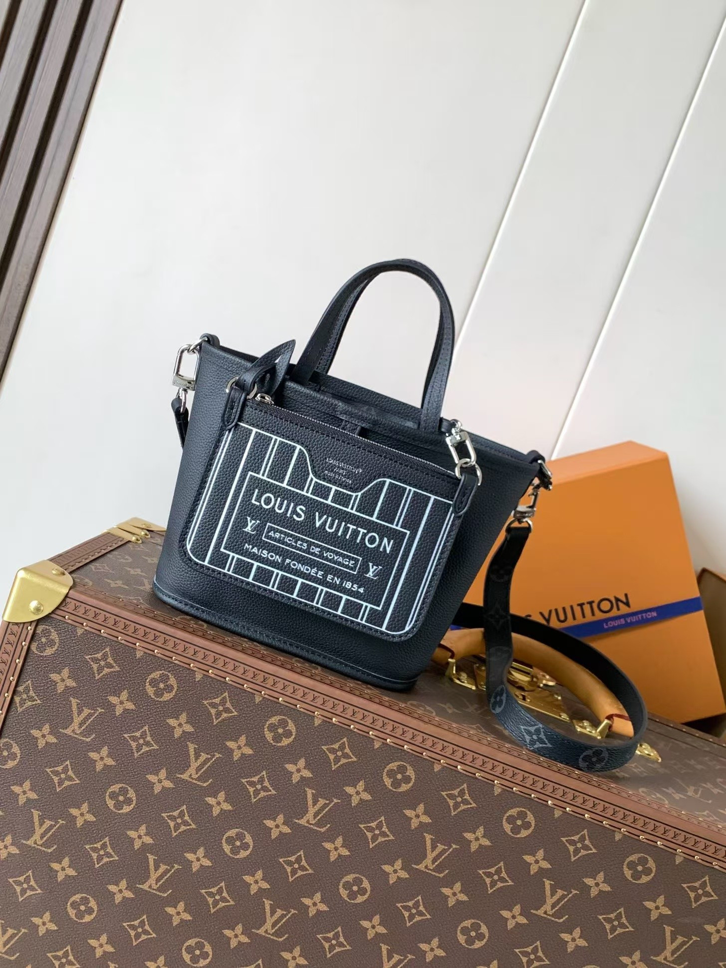 LV Neverfull Bandoulière Inside Out BB M15210 26.5x16.5x11cm