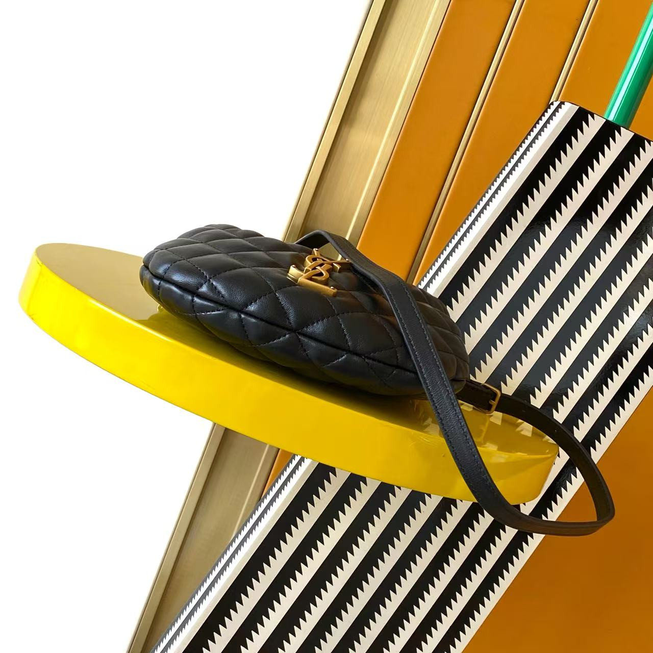 Y*L icarino mini in quilted nappa 19x12x5cm
