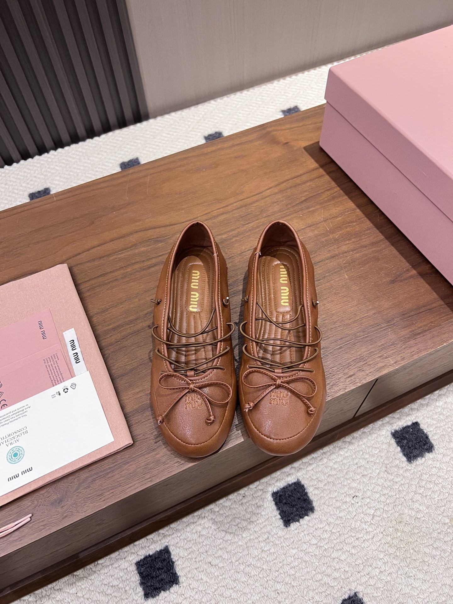 ua M1v M1v nappa leather ballerinas
