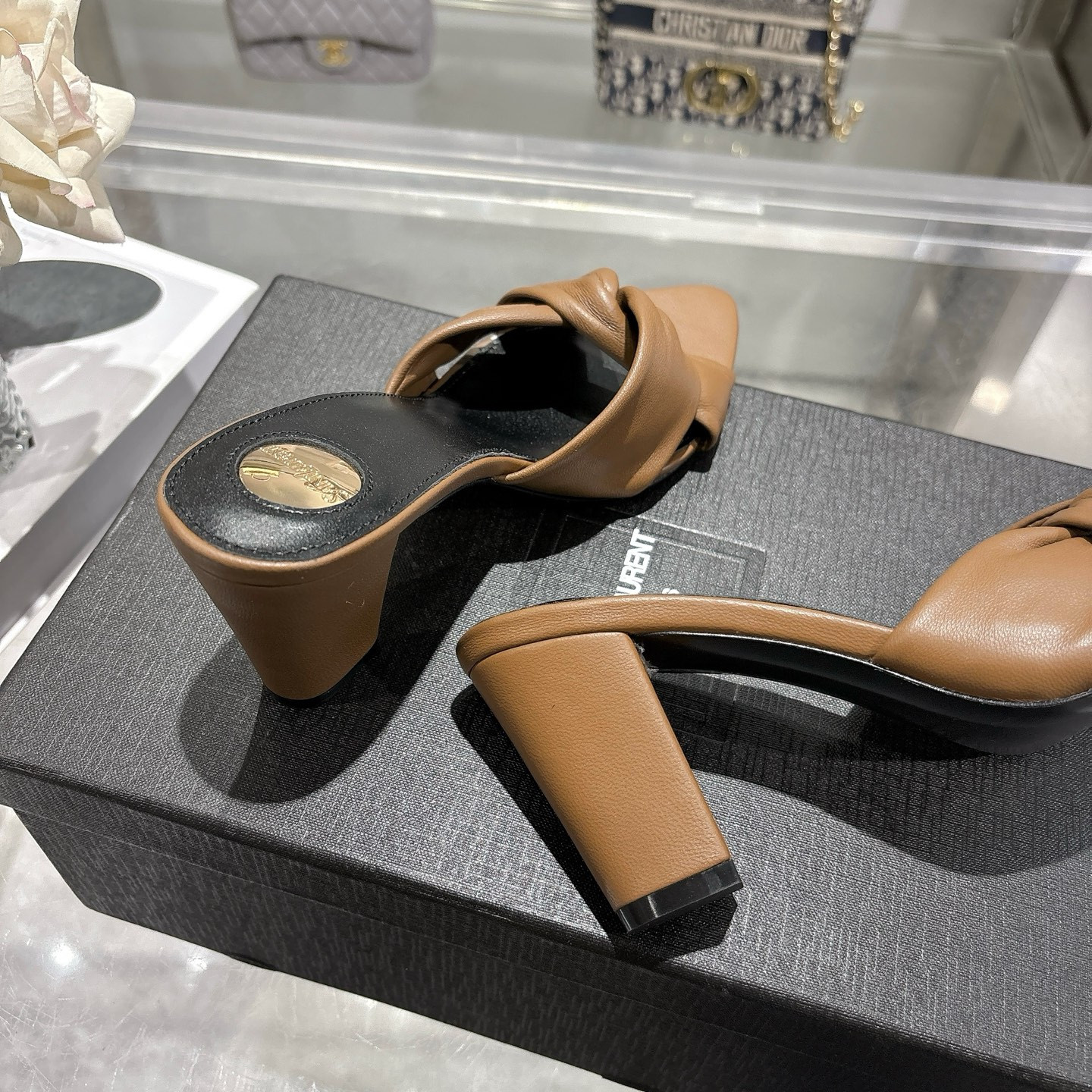 ua Y*L franciane mules 7.5cm heel