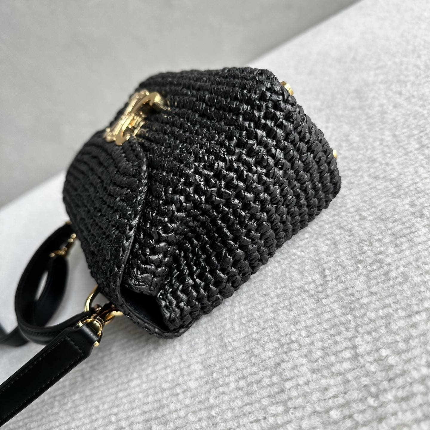 Ce**e teen nino plant-based material and cowhide leather handbags 20.5x13x8cm