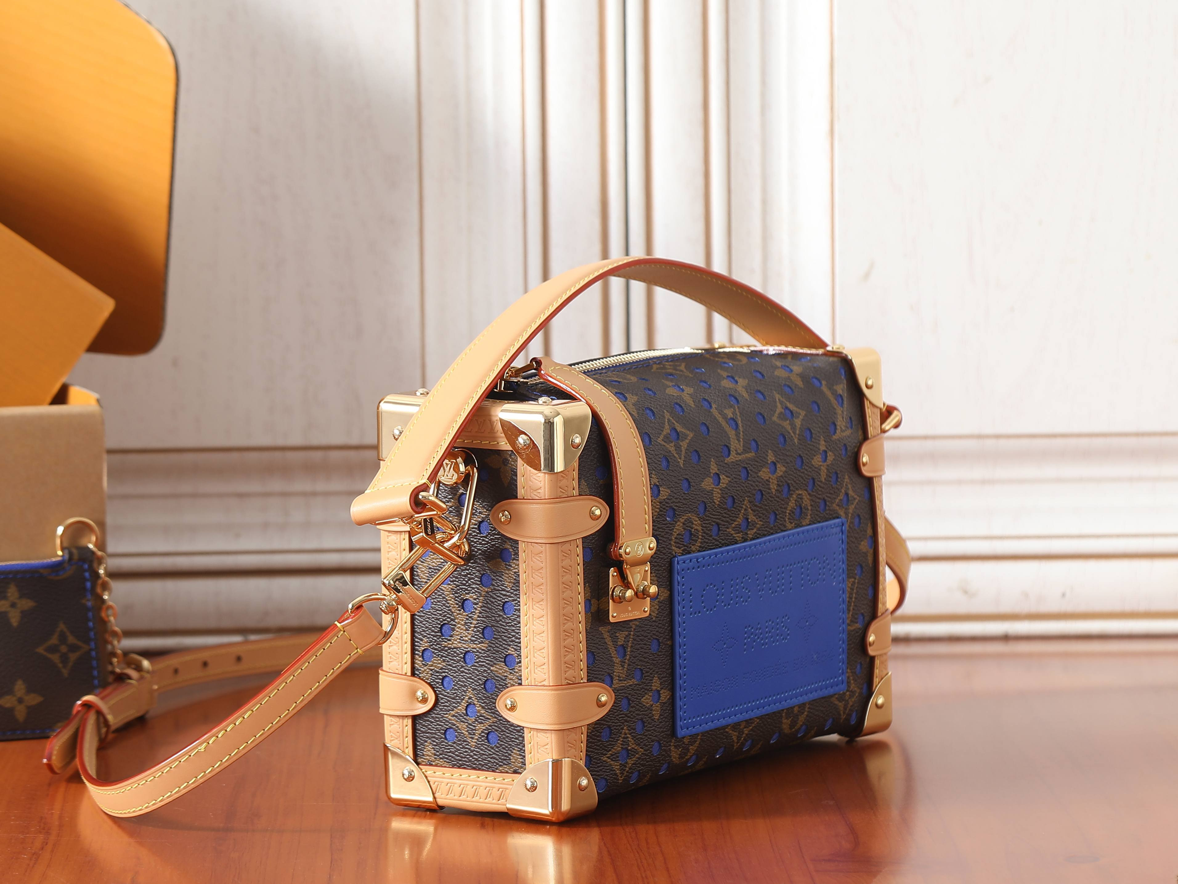 LV Side Trunk MM M28490 23.5x16x8.5cm