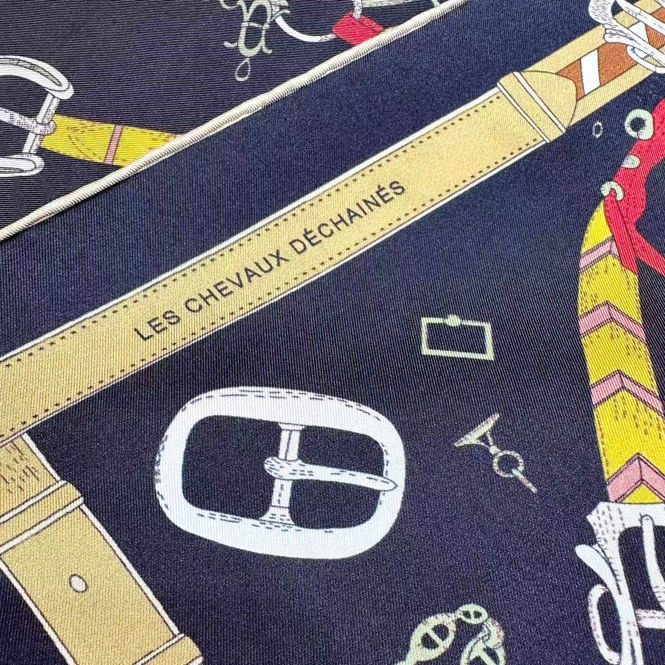 H**mes scarf 88.5x88.5cm
