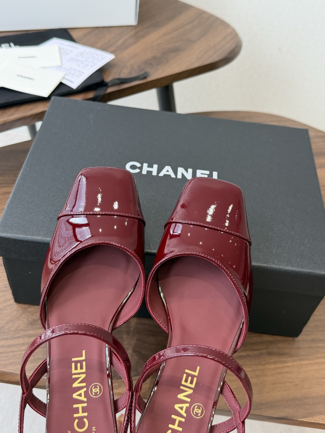 ua Ch*el slingbacks 6cm heel