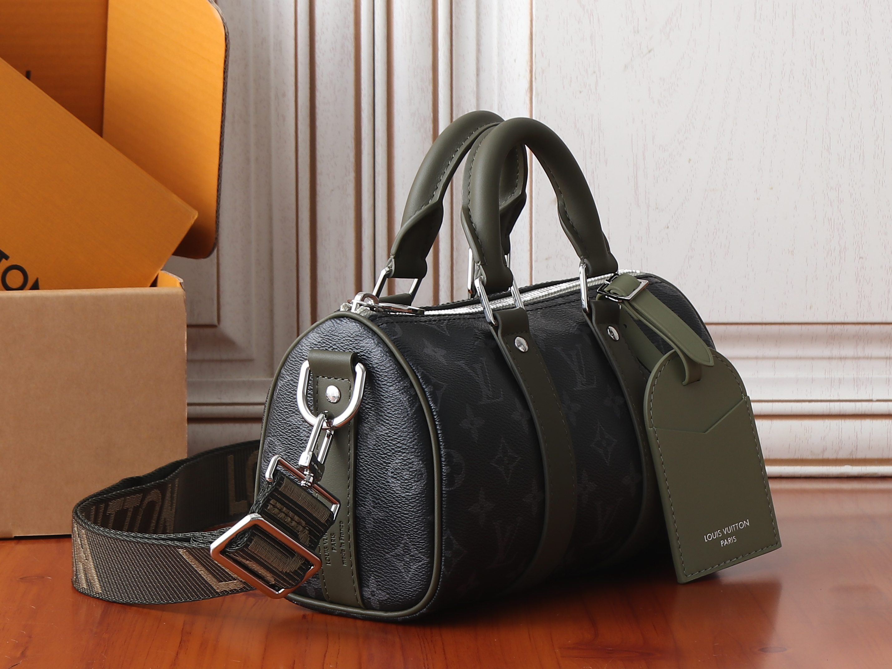 LV Keepall Shoulder Strap 25 M28638 25x15x11cm