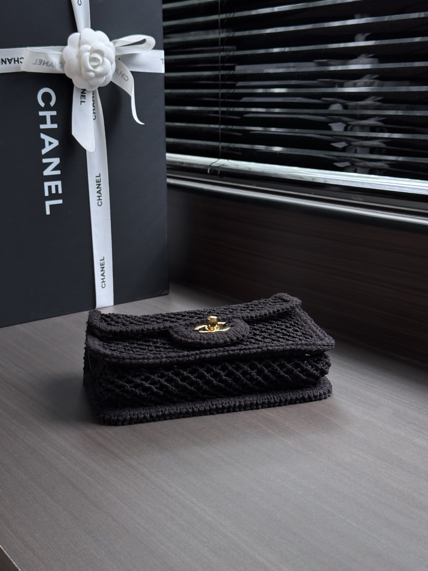 Ch*el flap bag as6157 21x14x6cm