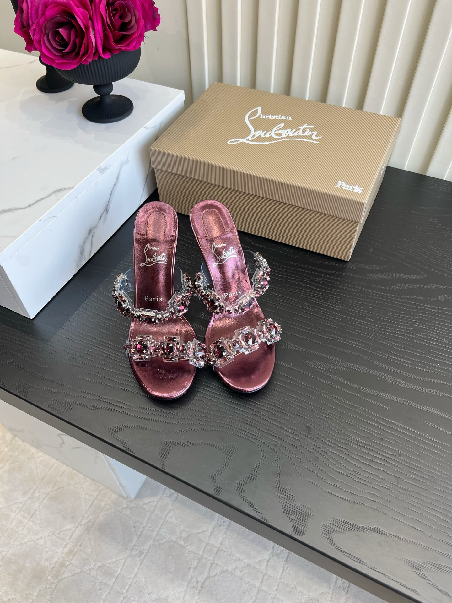 ua Ch**an louboutin just jewel slides