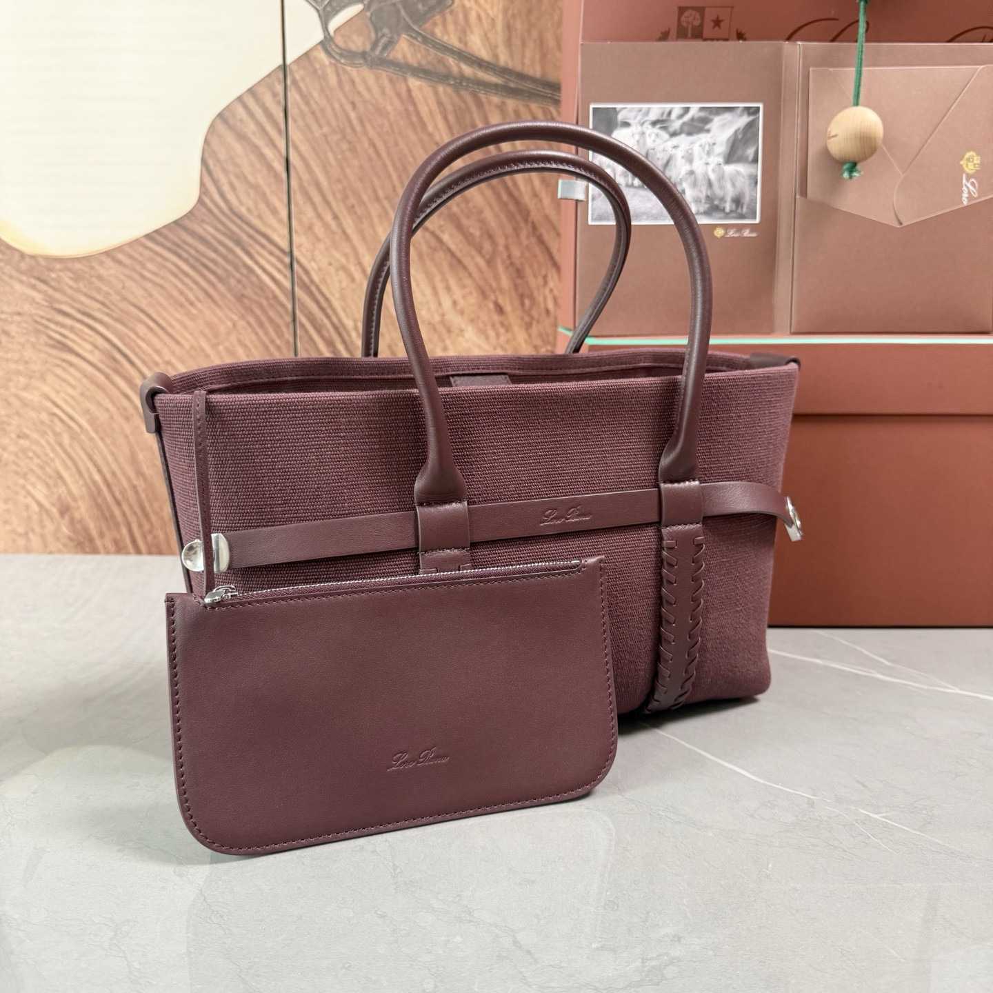 L**o p*ana small ghiera shopper 28x19x12cm