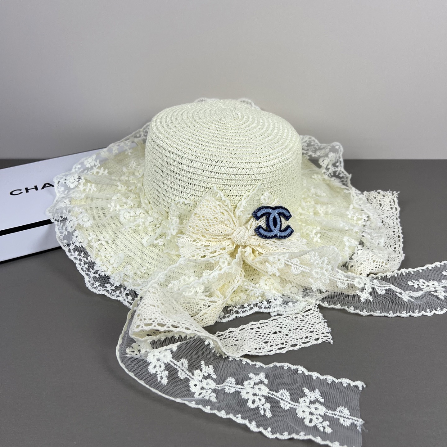 Ch*el straw hat