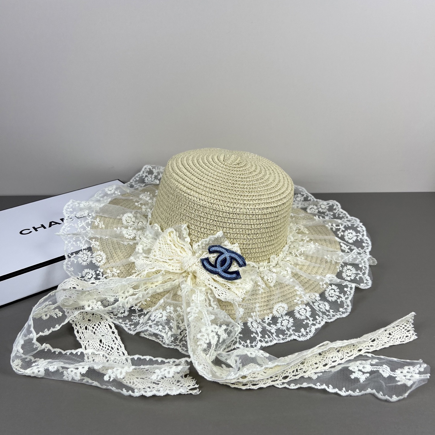 Ch*el straw hat