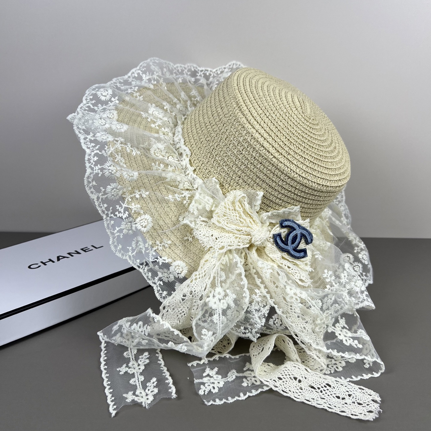 Ch*el straw hat