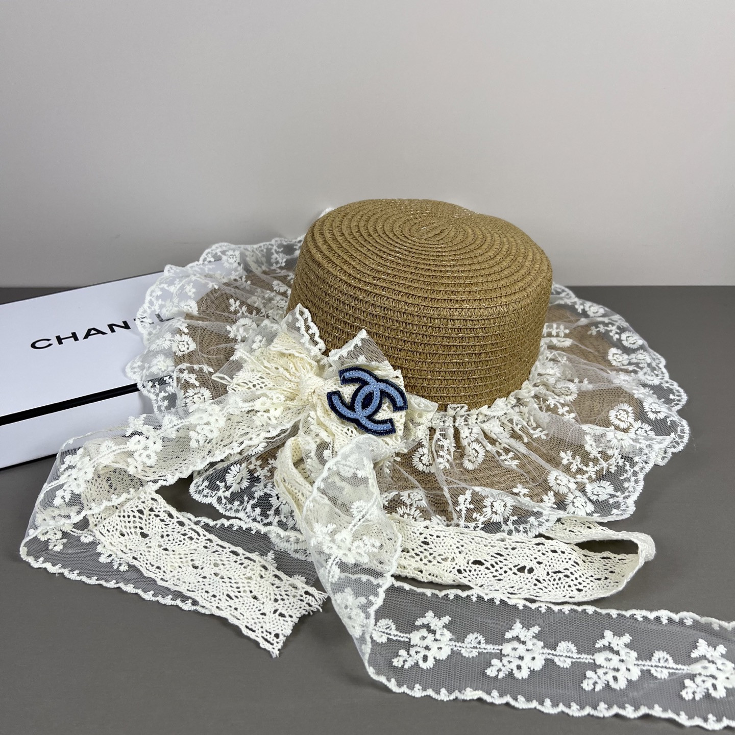 Ch*el straw hat