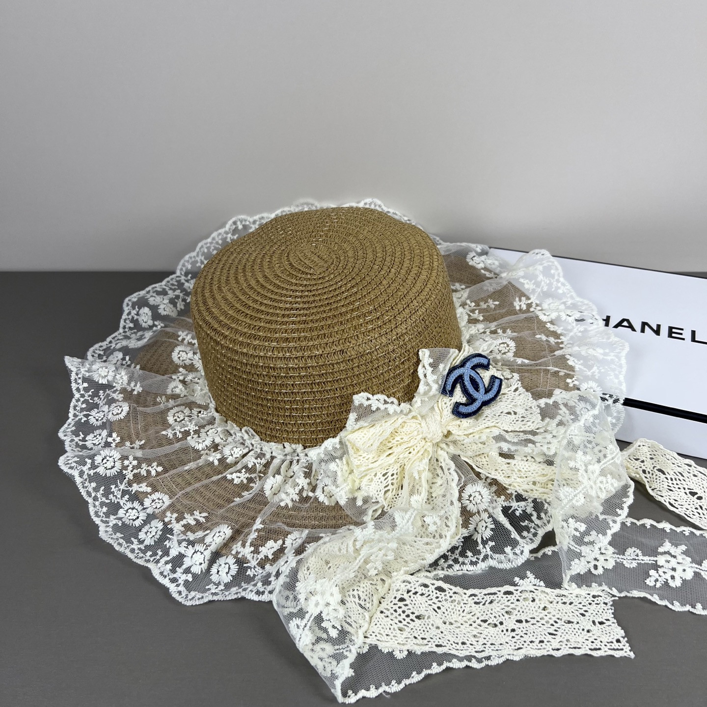 Ch*el straw hat